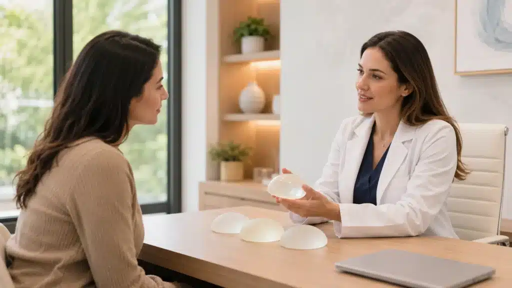 Implant mamar — consult despre mărirea sânilor cu implant